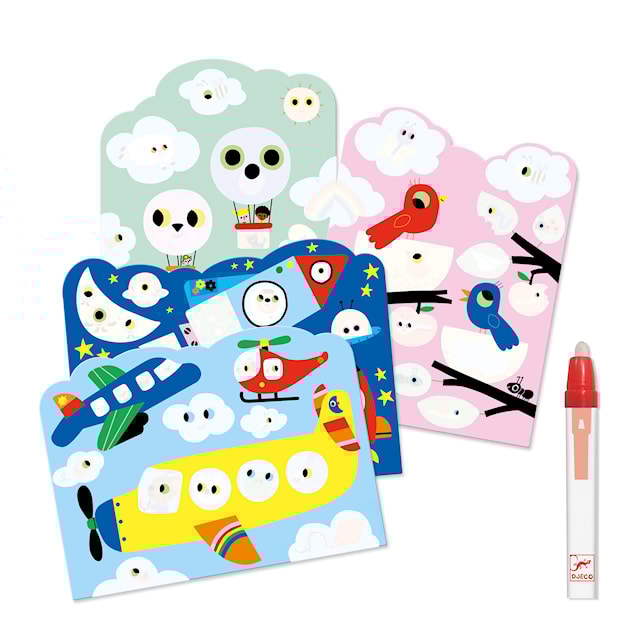 Produktbilde 1 for Mal med vann 4 bilder Djeco