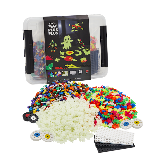 Tuotekuva 1 - Plus-Plus Build and Glow Storage Box / 2000 pcs