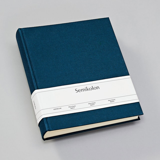 Produktbild 4 för Fotoalbum Classic Medium Marine Semikolon