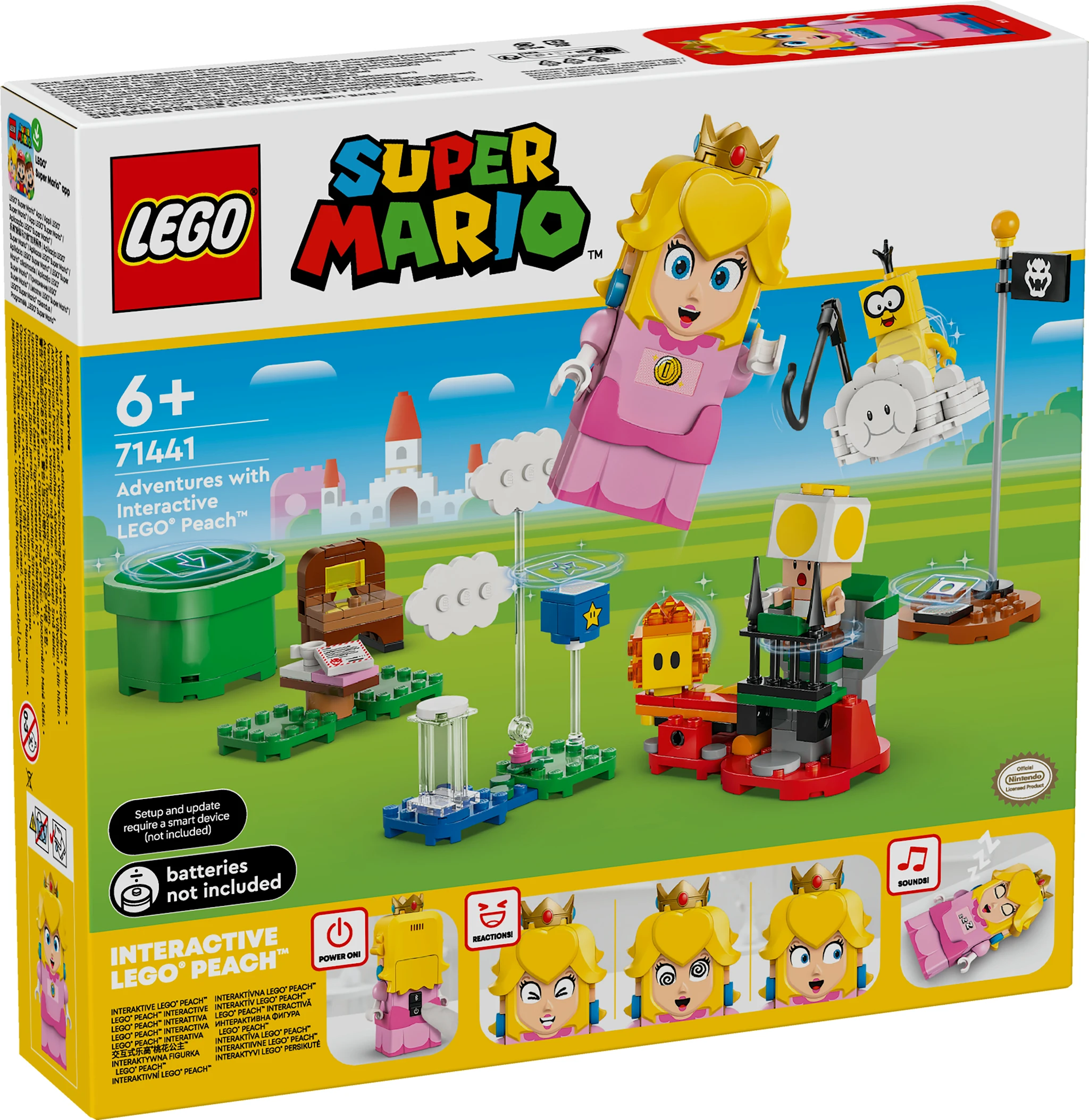 Produktbild för Äventyr med interaktiva Peach™ LEGO® Super Mario (71441)
