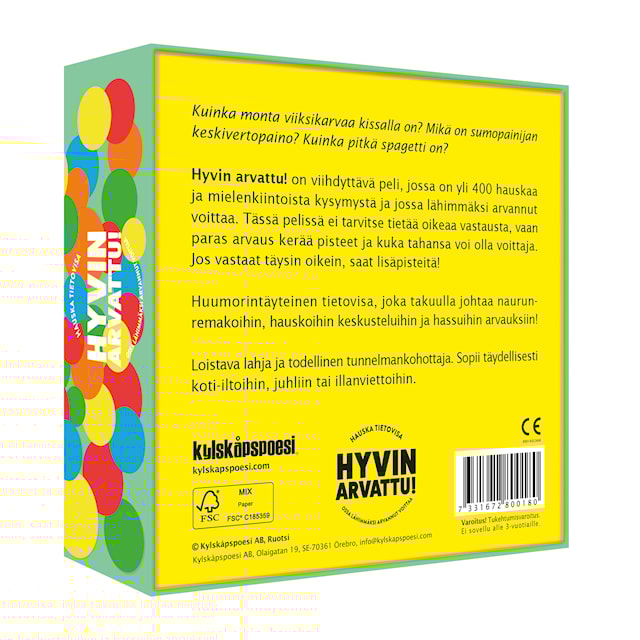 Tuotekuva 3 - Hyvin arvattu (FI)