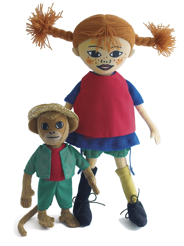 Pippi och herr Nilsson dockor