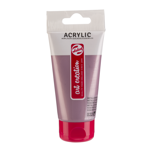 Akryyliväri 75 ml Metallic Rose Talens Art Creation