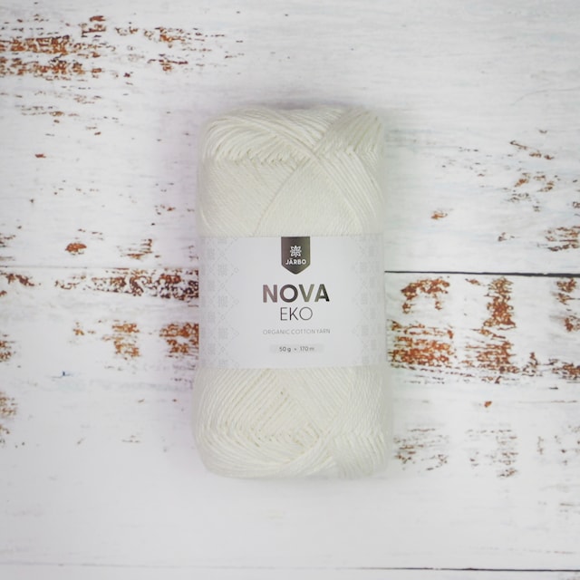 Nova Eko Cotton 50 g Offwhite Järbo