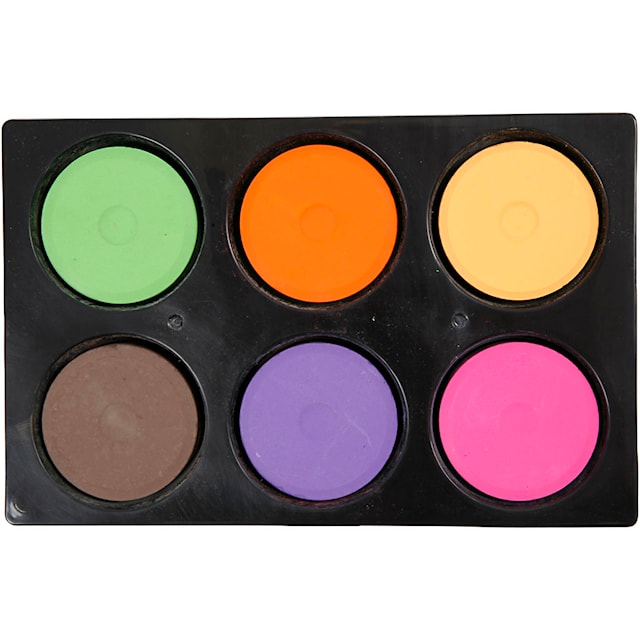 Tuotekuva 2 - Vesivärinapit ja paletit, halk. 44 mm, kork. 16 mm, Lisävärit, 1set