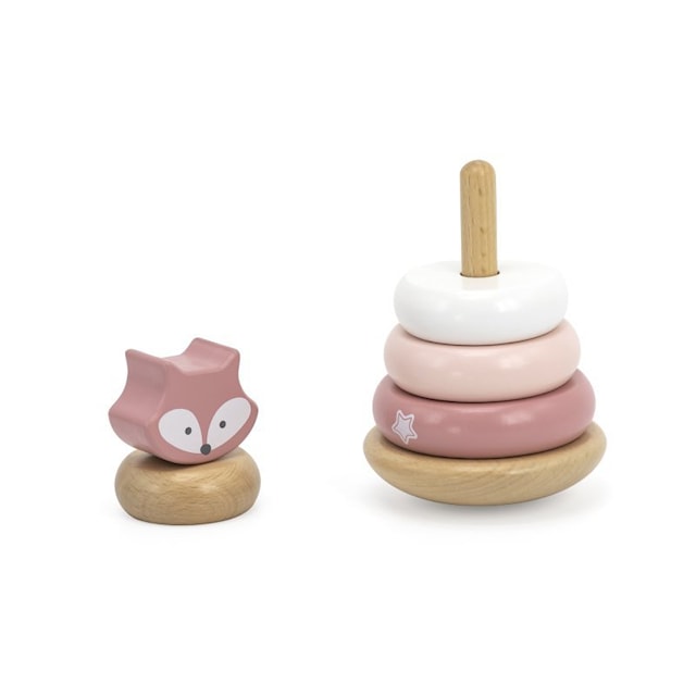 Produktbild 2 för Stapelklossar Trä Räv Viga