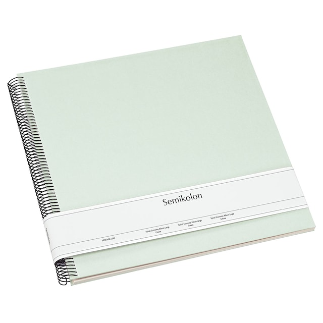 Fotoalbum Spiralbunden Large Moss Semikolon