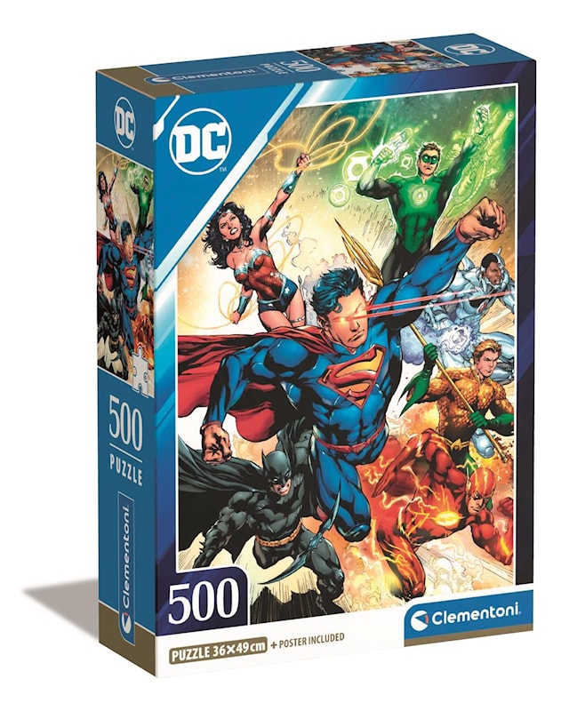 Produktbilde 1 for Puslespill 500 brikker High Quality Collection DC Comics, Clementoni