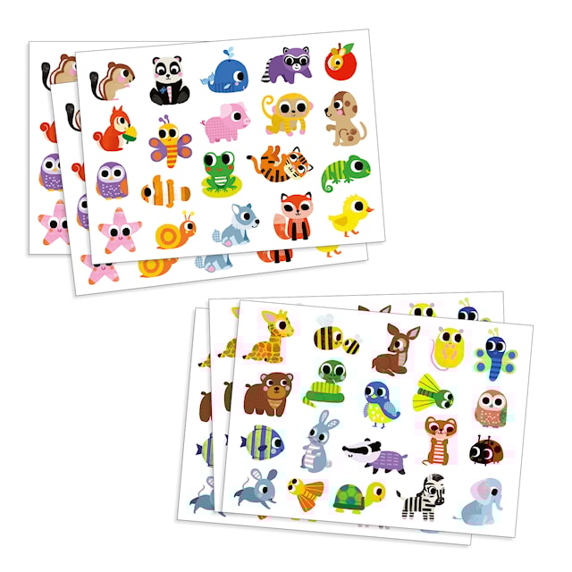 Produktbild 1 för Stickers för De Yngsta Djurens Ungar Djeco