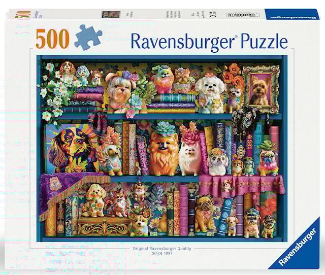 Tuotekuva 1 - Arvokas posliinipentujen palapeli 500 palaa, Ravensburger