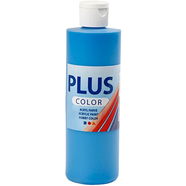 Produktbilde 1 for Plus Color hobbymaling, 250 ml, primær blå