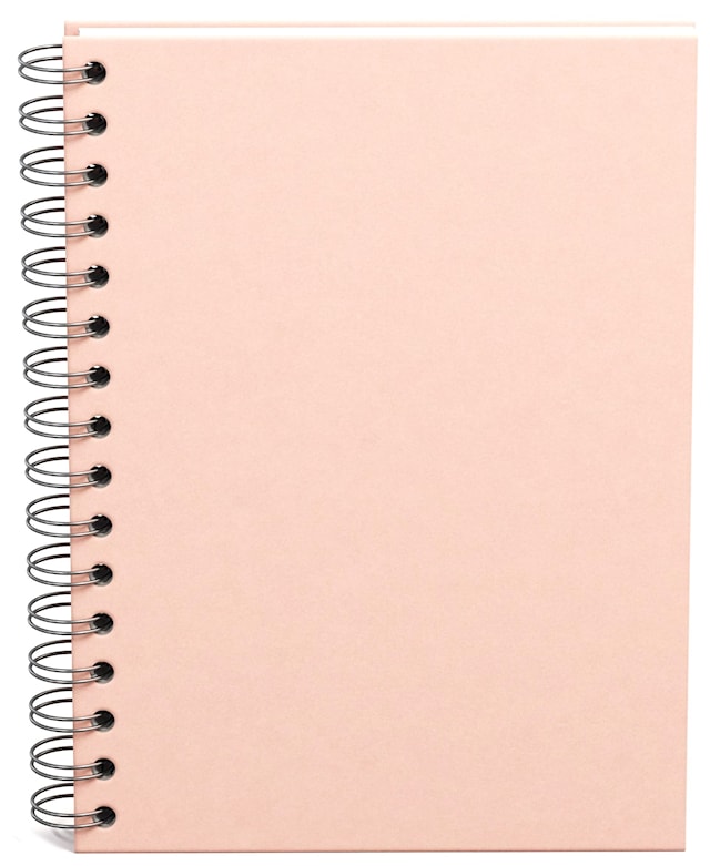 Produktbild 1 för Anteckningsbok A5 Linjerad Dusty Pink 90 Blad Bigso Box of Sweden