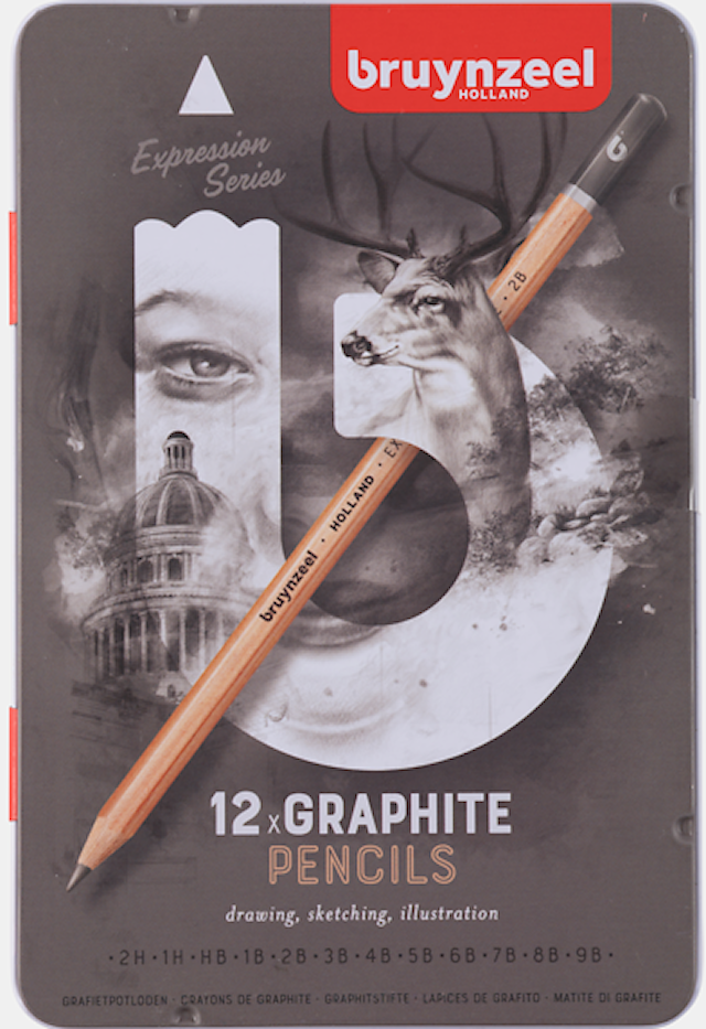 Tuotekuva 1 - Bruynzeel Expression Grafiittikynät 12-setti