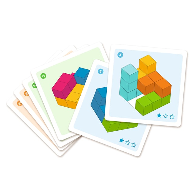 Produktbild 5 för Spel Cubissimo Sologic 30 Tredimensionella IQ-pussel, Djeco