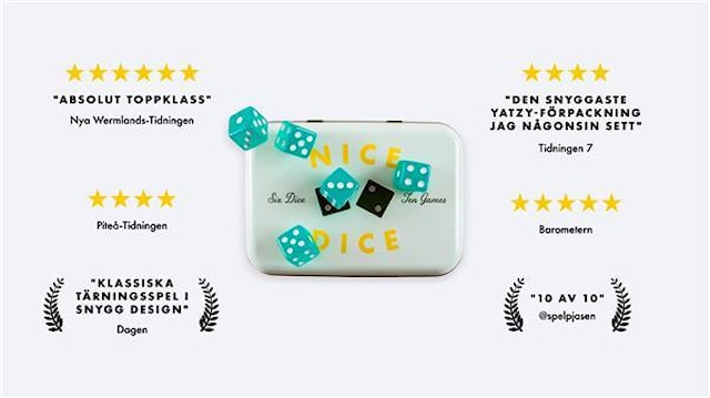 Produktbild 5 för Nice Dice - Det bästa spelet är det du har med dig