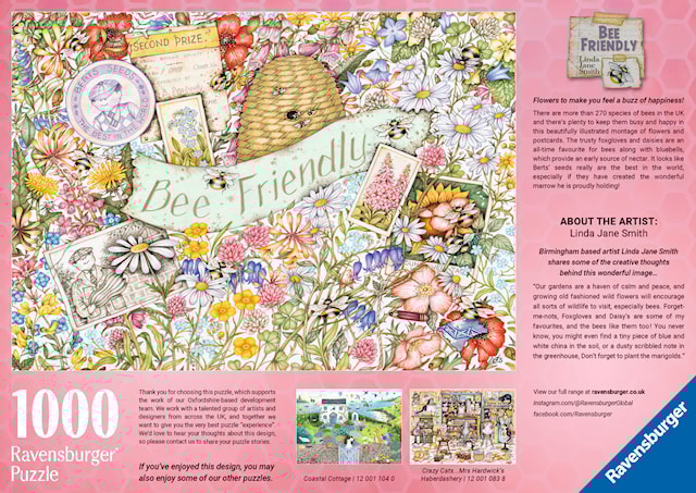 Produktbilde 3 for Humle vennlig Puslespill 1000 brikker, Ravensburger