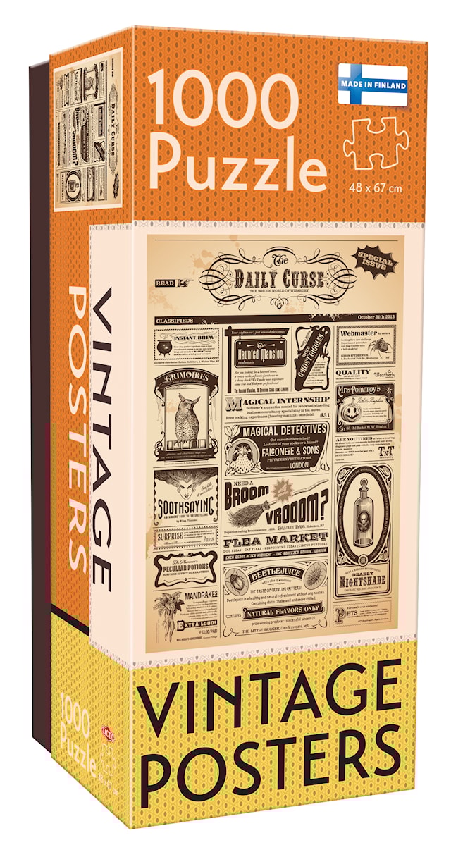 Tuotekuva 1 - 1000 palaa Vintage Daily Curse Tactic