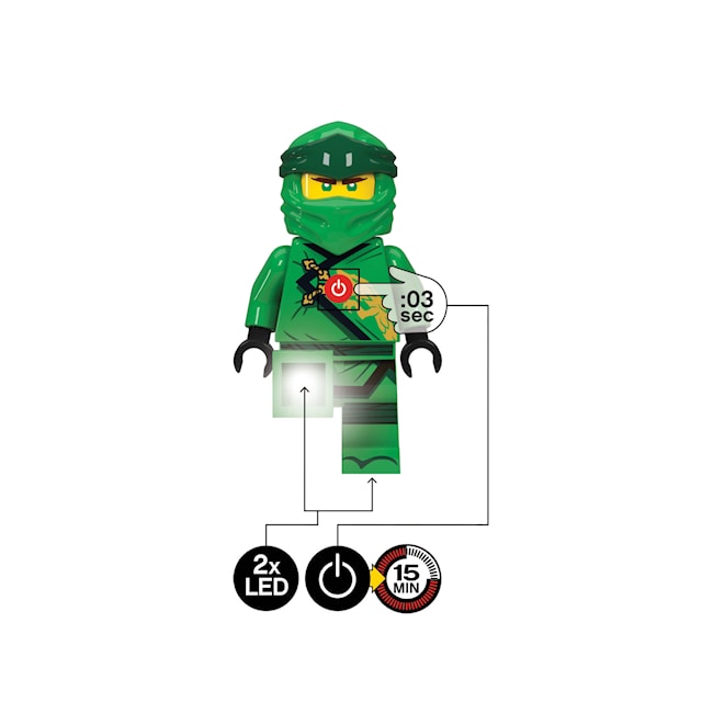 Produktbild 3 för LEGO Ninjago Ficklampa med LED Lloyd