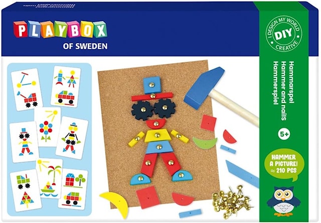 Produktbild 3 för Pysselset Hammarmosaik Playbox