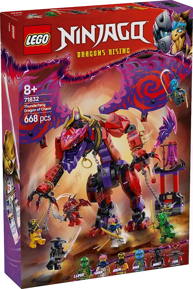 Produktbild 1 för Kaosdraken Thunderfang LEGO® Ninjago (71832)
