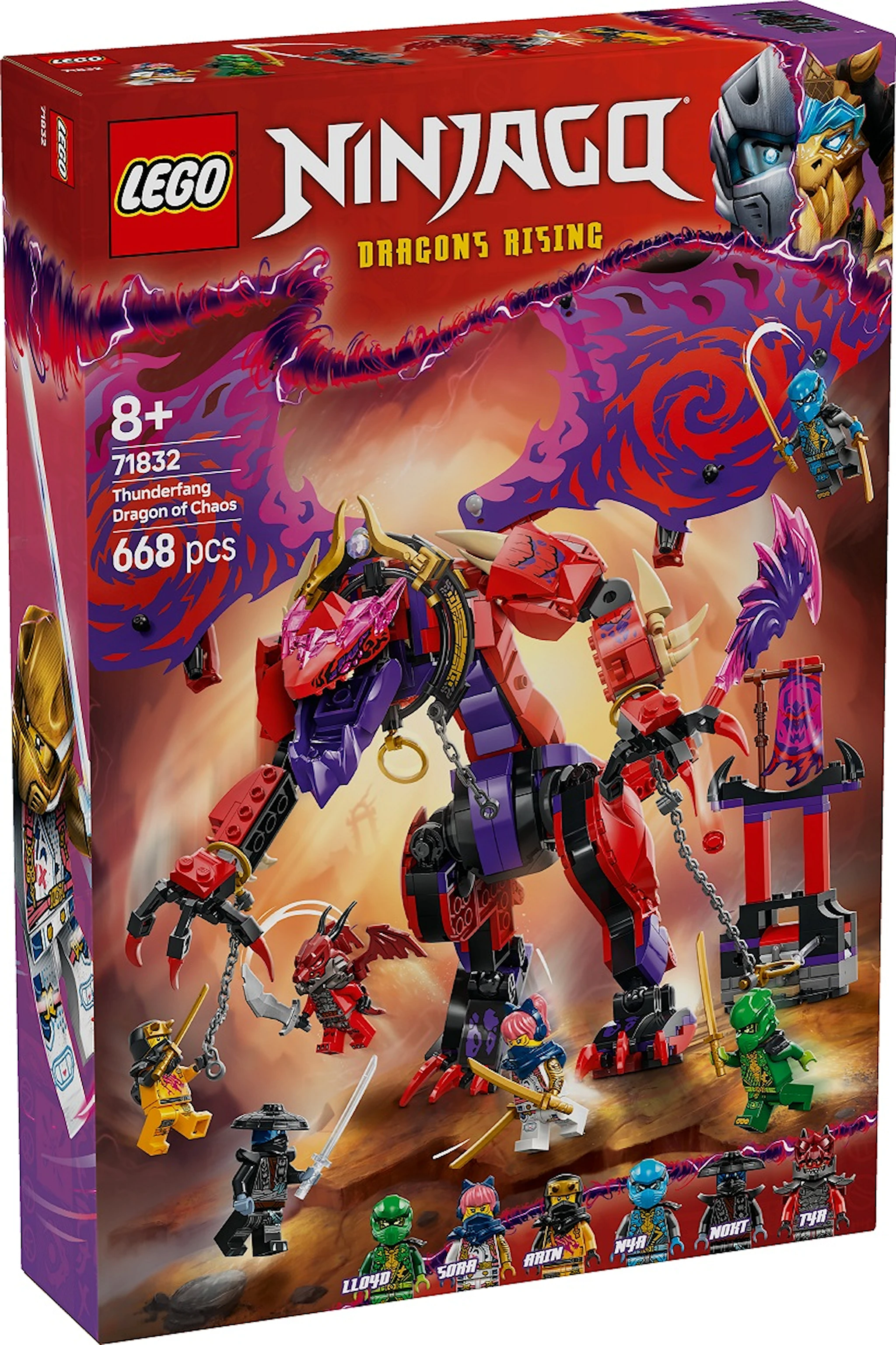 Produktbild för Kaosdraken Thunderfang LEGO® Ninjago (71832)