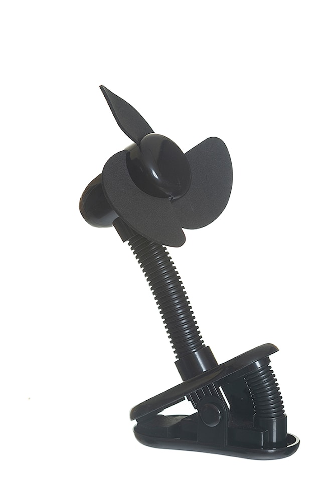 Tuotekuva 2 - Lastenvaunujen tuuletin Musta Fresh Kid