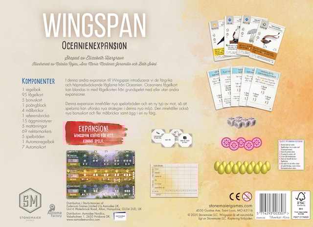 Produktbilde 2 for Wingspan Oceania Exp. (SE)