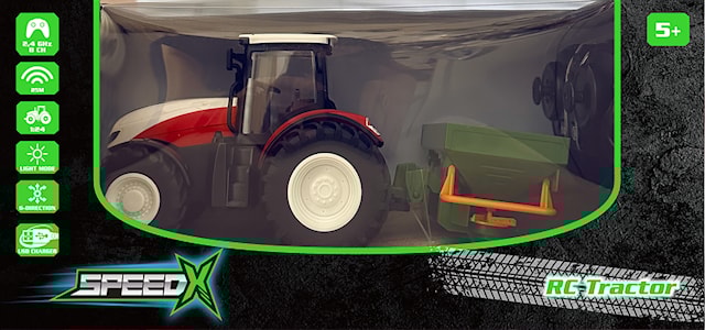 Produktbild 2 för Radiostyrd Traktor med släp RC SpeedX