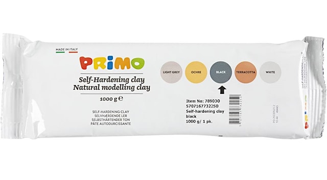 Produktbild 1 för Lera Lufttorkande 1000 g Svart Primo
