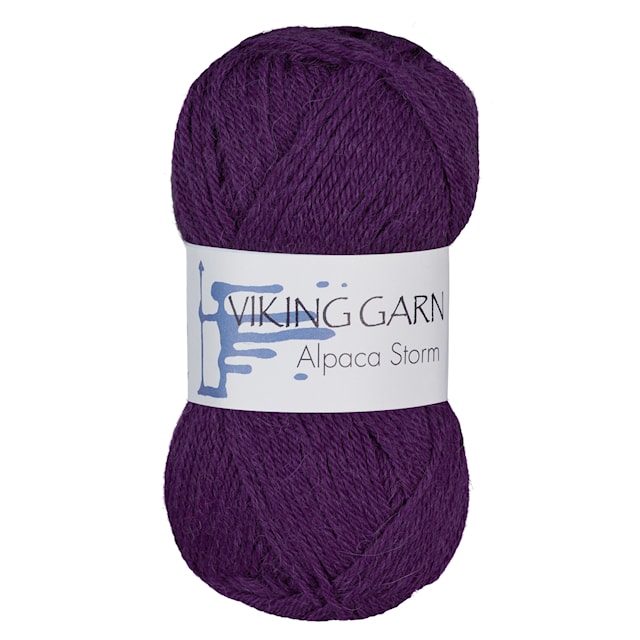 Alpaca Storm Garn Alpackamix 50 g Ljung 569 Viking Garn