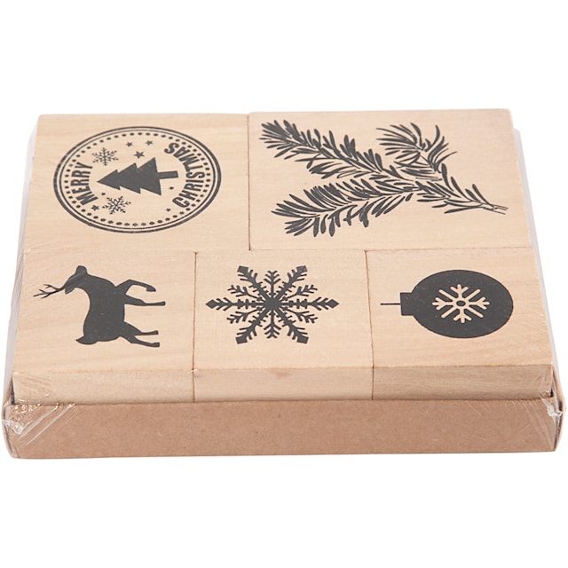 Tuotekuva 5 - Leimasimet, Joulu, 5 laj/ 1 pkt