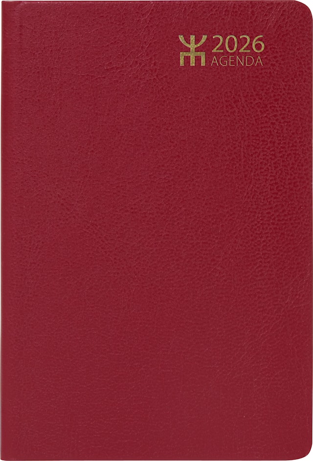 Produktbild 1 för Kalender Agenda 2026 Röd Almanacksförlaget