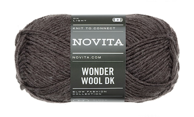 Wonder Wool DK Garn 50g Morkel 064 Novita