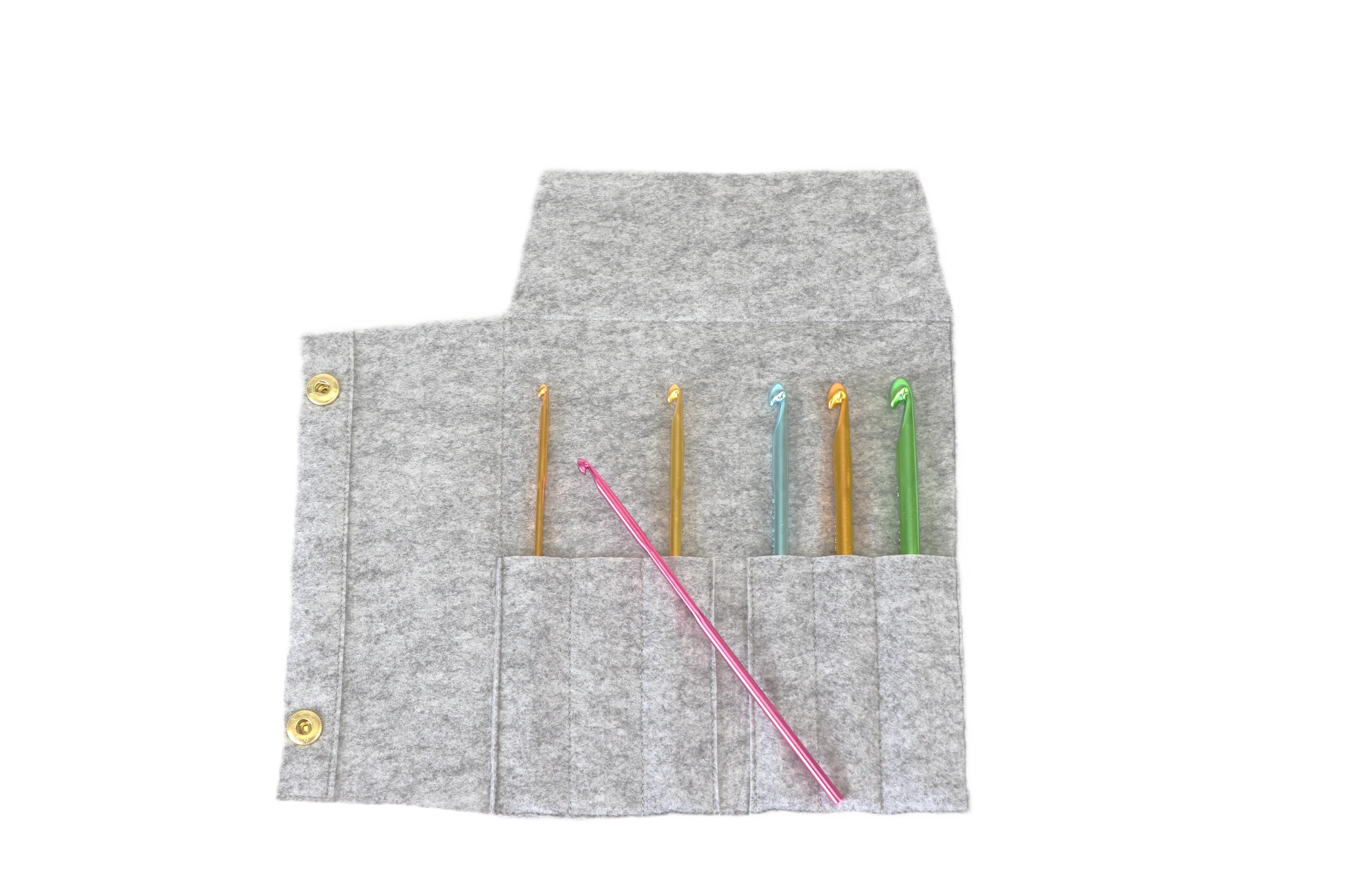 Produktbild för Virknålsset, 6 stlkr i fodral Adlibris