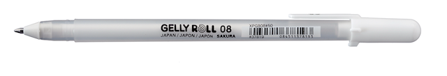 Sakura Gelly Roll Basic Hvit Gel Penn 0,4 mm