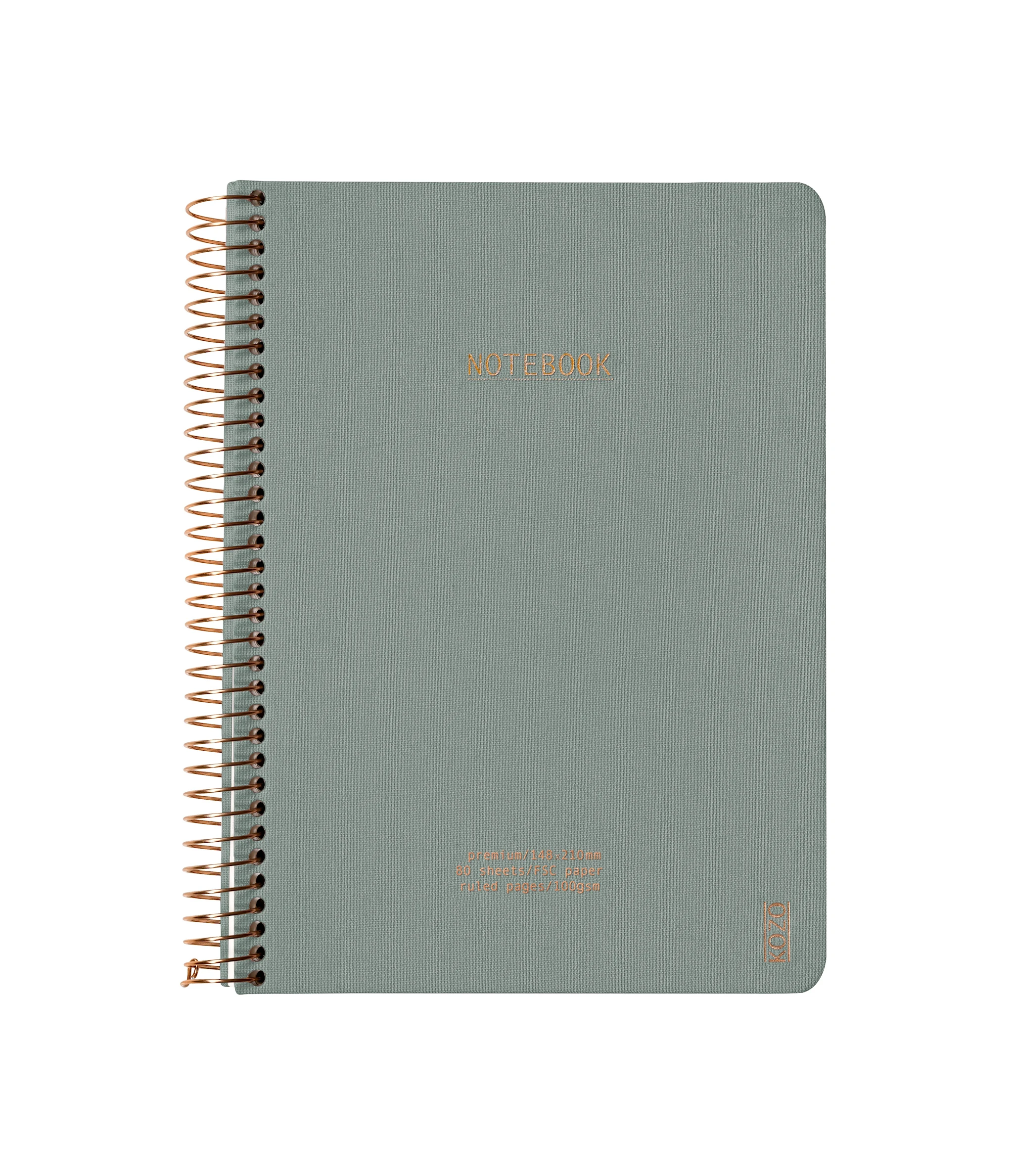 Tuotekuva ille Muistikirja A5 Premium Aloe Vera KOZO