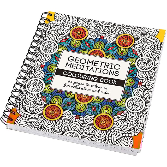 Produktbild 2 för Målarbok Antistress Geometric Meditations, 64sidor