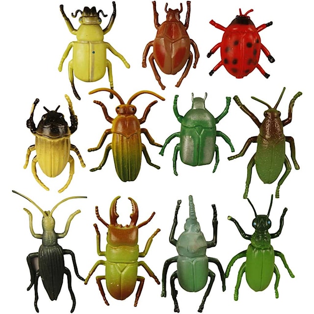 Dekorationer Insekter i olika design 5 cm 50-pack