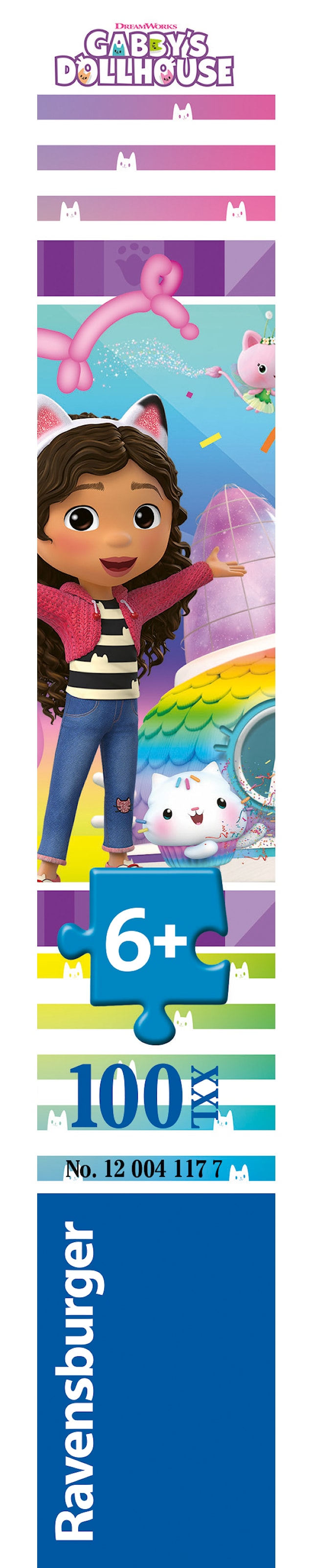 Produktbilde 4 for Gabby's Dollhouse Puslespill 100 brikker XXL, Ravensburger