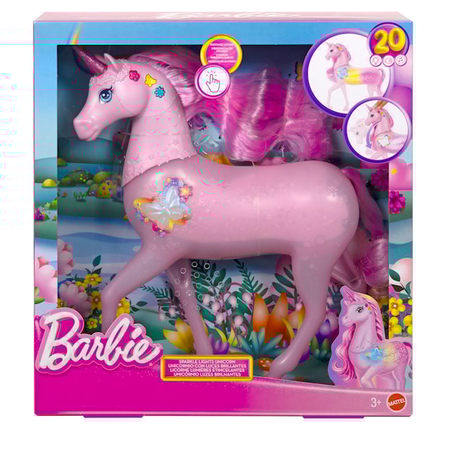 Produktbild 2 för Barbie Lights & Sounds Unicorn med Ljud och Ljus