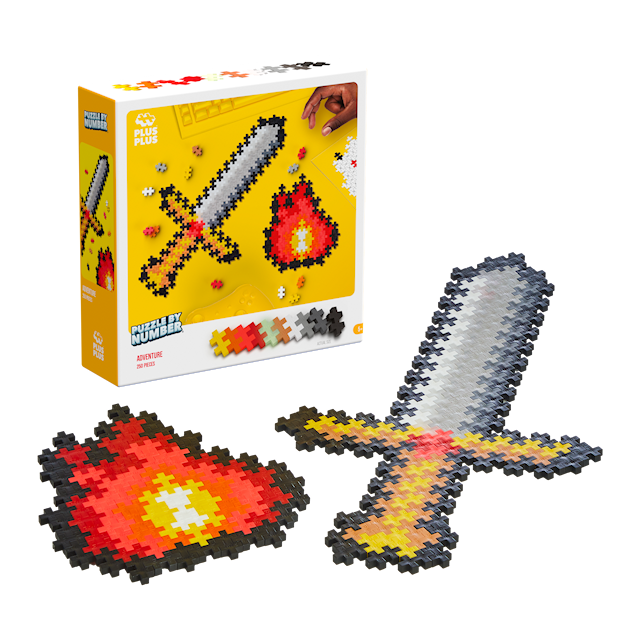Produktbild 4 för Puzzle By Number Adventure 250 bitar Plus-Plus