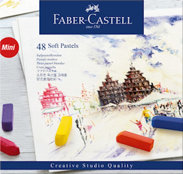 Produktbild 2 för Kritor Softpastellkritor 48 Färger Faber-Castell