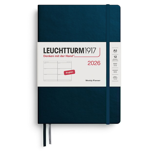 Weekly Planner 2026 A5 Deep Sea Leuchtturm1917