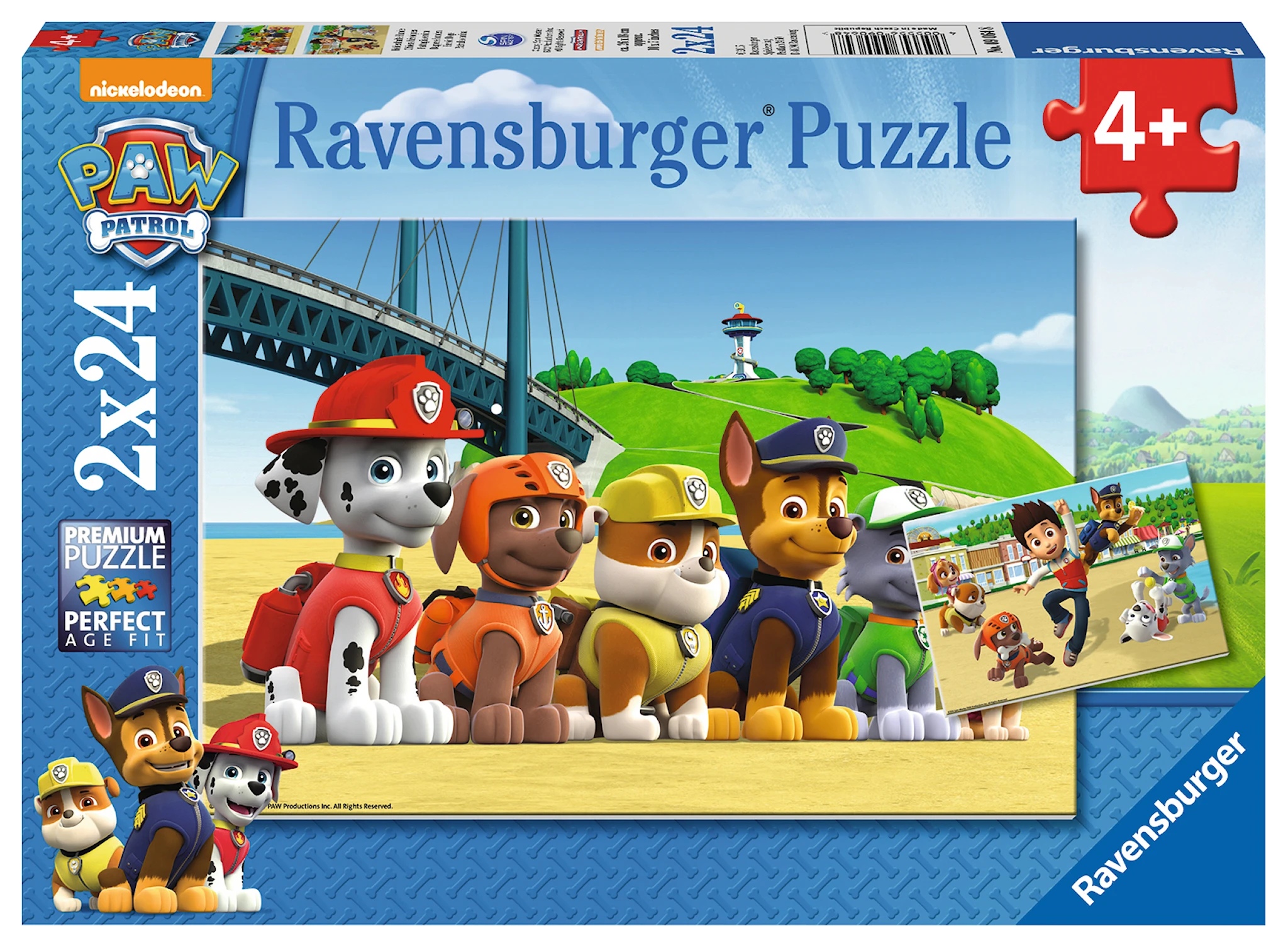 Produktbilde for Paw Patrol Puslespill 2x24 brikker Ravensburger