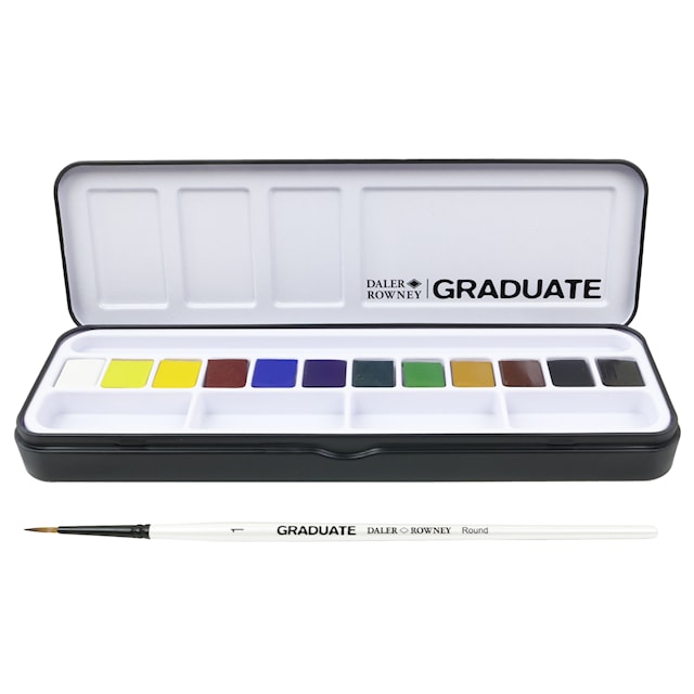 Produktbilde 2 for Akvarellfarge Graduate 12 Halvkopper Daler-Rowney