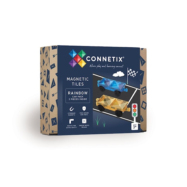Produktbild 1 för Connetix Rainbow Car 2 Delar