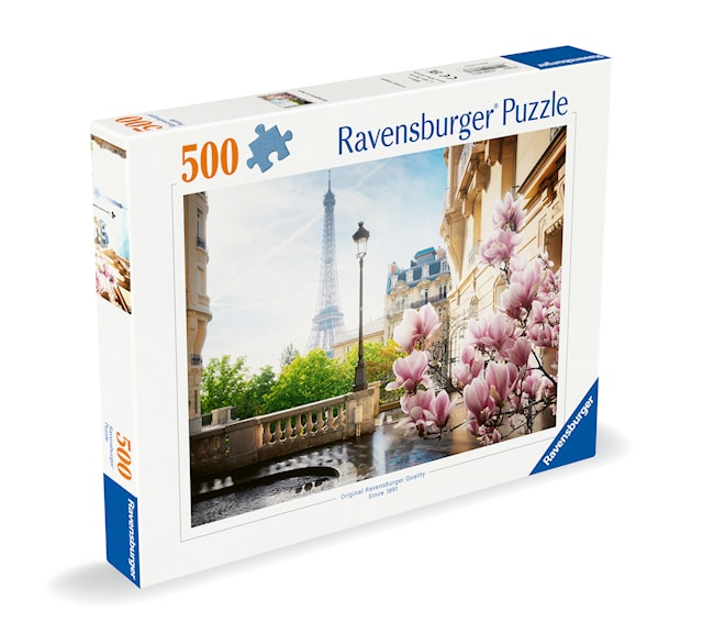 Produktbild 5 för Pussel Spring In Paris 500 bitar, Ravensburger