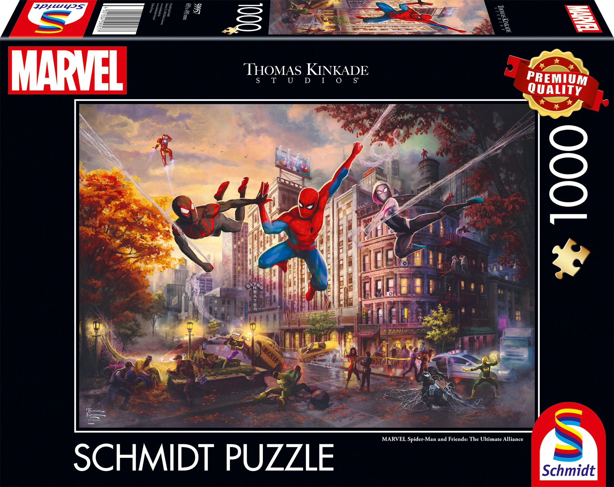 Produktbilde for Marvel Spiderman Puslespill 1000 brikker Schmidt