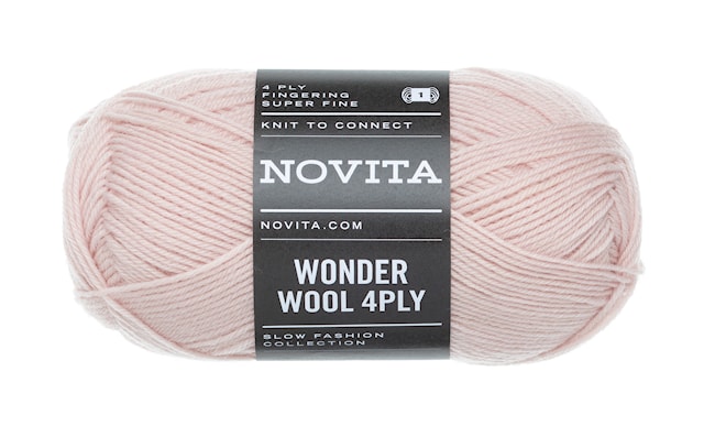 Produktbild 1 för Wonder Wool 4PLY Garn 50g Ballerina 509 Novita