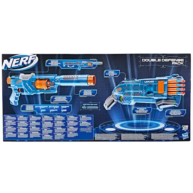 Tuotekuva 2 - NERF N-Strike Elite 2.0 Double Defense Pack Hasbro
